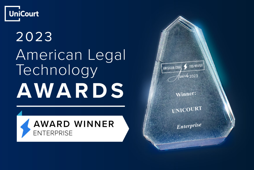 UniCourt Wins Enterprise Award of the 2023 American Legal Technology Awards