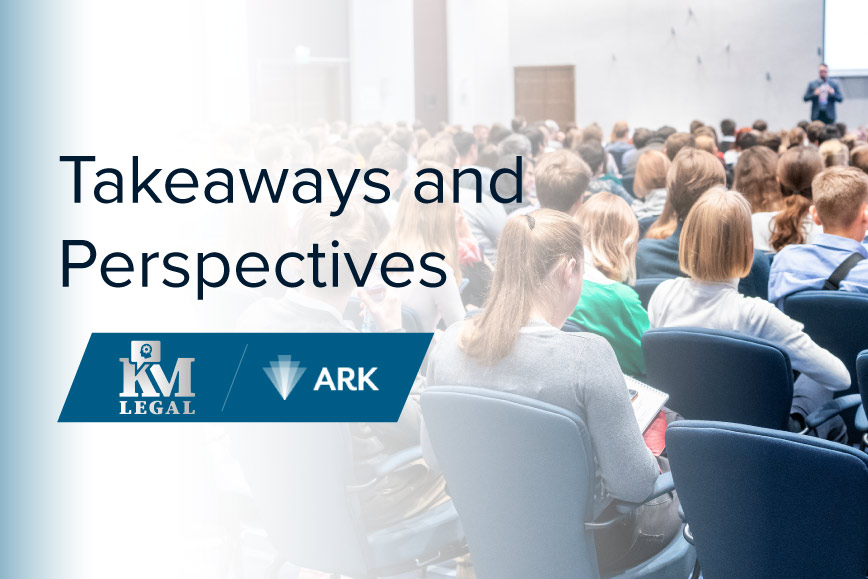 Takeaways from KM Legal 2023